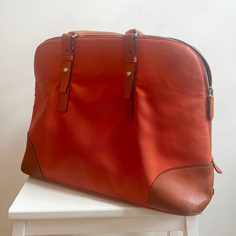 Tumi Orange Bowler Bag